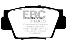 Load image into Gallery viewer, EBC 91-96 Acura NSX 3.0 Yellowstuff Rear Brake Pads Brake Pads - Performance EBC   
