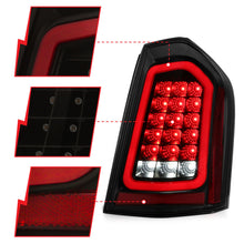Load image into Gallery viewer, ANZO 11-14 Chrysler 300 LED Taillights Black w/ Sequential Tail Lights ANZO
