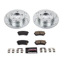 Load image into Gallery viewer, Power Stop 16-19 Hyundai Sonata Rear Z23 Evolution Sport Brake Kit Brake Kits - Performance D&amp;S PowerStop   
