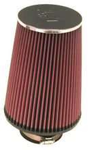 Load image into Gallery viewer, K&amp;N Universal ChromeRound Tapered Air Filter 3in Flange ID / 6in Base OD / 4.5in Top OD / 8in Height Air Filters - Universal Fit K&amp;N Engineering   
