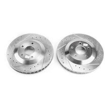 Load image into Gallery viewer, Power Stop 2004 Cadillac XLR Front Evolution Drilled &amp; Slotted Rotors - Pair Brake Rotors - Slot &amp; Drilled PowerStop
