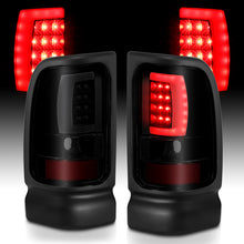 Load image into Gallery viewer, ANZO 1994-2001 Dodge Ram 1500 LED Taillights Plank Style Black w/Smoke Lens Tail Lights ANZO
