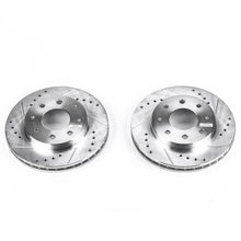 Load image into Gallery viewer, Power Stop 91-93 Eagle GTX Front Evolution Drilled &amp; Slotted Rotors - Pair Brake Rotors - Slot &amp; Drilled PowerStop   
