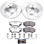 Power Stop 11-17 Chevrolet Caprice Front Z26 Street Warrior Brake Kit Brake Kits - Performance D&S PowerStop   