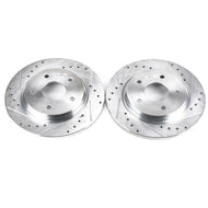 Power Stop 08-16 Chrysler Town & Country Rear Evolution Drilled & Slotted Rotors - Pair Brake Rotors - Slot & Drilled PowerStop