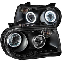Load image into Gallery viewer, ANZO 2005-2010 Chrysler 300C Projector Headlights w/ Halo Black (CCFL) G2 Headlights ANZO

