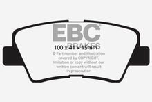 Load image into Gallery viewer, EBC 09-11 Hyundai Azera 3.3 Redstuff Rear Brake Pads Brake Pads - Performance EBC   
