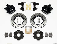 Wilwood Combination Parking Brake Rear Kit 11.00in Drilled Civic / Integra Drum 2.46 Hub Offset Brake Calipers - Perf Wilwood
