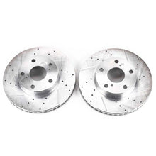 Load image into Gallery viewer, Power Stop 05-15 Toyota Tacoma Front Evolution Drilled &amp; Slotted Rotors - Pair Brake Rotors - Slot &amp; Drilled PowerStop   
