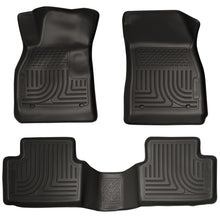 Load image into Gallery viewer, Husky Liners 13 Chevy Malibu WeatherBeater Black Front &amp; 2nd Seat Floor Liners Floor Mats - Rubber Husky Liners
