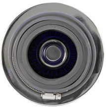 Load image into Gallery viewer, K&amp;N Universal Air Filter Chrome Round Tapered Blue - 4in Flange ID x 1.125in Flange Length x 5.5in H Air Filters - Universal Fit K&amp;N Engineering   
