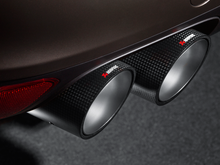 Load image into Gallery viewer, Akrapovic 10-14 Porsche Cayenne (958) Tail Pipe Set (Carbon) Tips Akrapovic   
