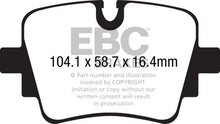 Load image into Gallery viewer, EBC 13+ Jaguar F-Type (Cast Iron Rotors Only) 3.0 Supercharged (340) Redstuff Rear Brake Pads Brake Pads - Performance EBC   
