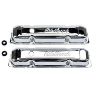 Edelbrock Valve Cover Signature Series Chrysler 1958-1979 361-440 V8 Chrome Valve Covers Edelbrock