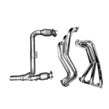 Load image into Gallery viewer, BBK 07-11 Jeep 3.8 V6 Long Tube Exhaust Headers And Y Pipe And Converters - 1-5/8 Silver Ceramic Headers &amp; Manifolds BBK
