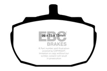 Load image into Gallery viewer, EBC 91-93 Morgan 4/4 1.6 Greenstuff Front Brake Pads Brake Pads - Performance EBC   
