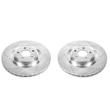 Load image into Gallery viewer, Power Stop 10-11 Audi S4 Front Evolution Drilled &amp; Slotted Rotors - Pair Brake Rotors - Slot &amp; Drilled PowerStop
