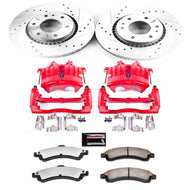 Power Stop 2005 Saab 9-7x Front Z36 Truck & Tow Brake Kit w/Calipers Brake Kits - Performance D&S PowerStop   