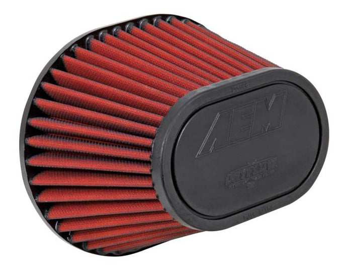 AEM Dryflow Air Filter - 3.5in FLG / 8-1/2in L x 7in W / Top 6-1/4in L x 4in W / 5-1/2in H (S/O) Air Filters - Universal Fit AEM Induction