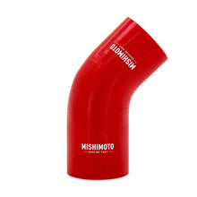 Load image into Gallery viewer, Mishimoto Silicone Reducer Coupler 45 Degree 2.5in to 2.75in - Red Silicone Couplers &amp; Hoses Mishimoto
