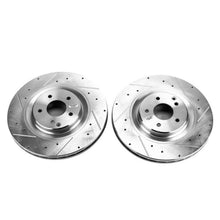Load image into Gallery viewer, Power Stop 02-04 Mercedes-Benz C32 AMG Front Evolution Drilled &amp; Slotted Rotors - Pair Brake Rotors - Slot &amp; Drilled PowerStop
