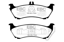 Load image into Gallery viewer, EBC 99-02 Mercedes-Benz M-Class (ML) ML320 3.2 Greenstuff Rear Brake Pads Brake Pads - Performance EBC   
