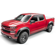 Load image into Gallery viewer, Bushwacker 19-21 Chevrolet Silverado 1500 Pocket Style Flares 4pc - Black Fender Flares Bushwacker
