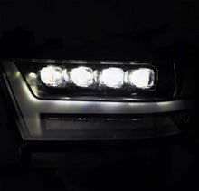 Load image into Gallery viewer, AlphaRex 19-20 Ram 1500HD NOVA LED Proj Headlight Plank Style Matte Blk w/Activ Light/Seq Signal/DRL Headlights AlphaRex
