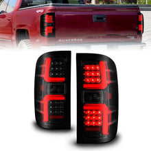 Load image into Gallery viewer, ANZO 15-19 Chevrolet Silverado 2500 HD/3500 HD LED Taillight w/ Sequential Black Housing/Smoke Lens Tail Lights ANZO
