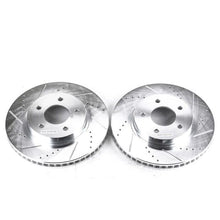 Load image into Gallery viewer, Power Stop 05-06 Chevrolet Equinox Front Evolution Drilled &amp; Slotted Rotors - Pair Brake Rotors - Slot &amp; Drilled PowerStop
