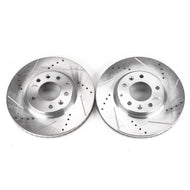 Power Stop 07-12 Mazda CX-7 Front Evolution Drilled & Slotted Rotors - Pair Brake Rotors - Slot & Drilled PowerStop   
