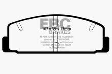 Load image into Gallery viewer, EBC 86-89 Mazda RX7 2.4 (1.3 Rotary)(Vented Rear Rotors) Bluestuff Rear Brake Pads Brake Pads - Racing EBC   
