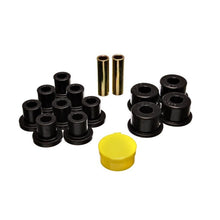 Load image into Gallery viewer, Energy Suspension 6/74-80 MG MGB Black Rear Leaf Spring Bushing Set Bushing Kits Energy Suspension
