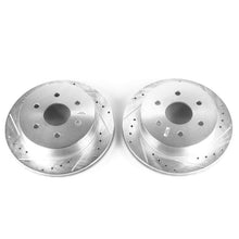 Load image into Gallery viewer, Power Stop 03-05 Chevrolet Express 2500 Rear Evolution Drilled &amp; Slotted Rotors - Pair Brake Rotors - Slot &amp; Drilled PowerStop
