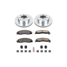 Load image into Gallery viewer, Power Stop 11-18 Ram 3500 Front Z36 Truck &amp; Tow Brake Kit Brake Rotors - Slot &amp; Drilled PowerStop   
