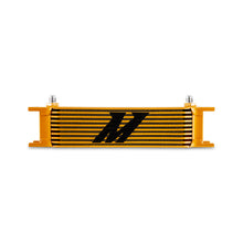 Load image into Gallery viewer, Mishimoto Universal -6AN 10 Row Oil Cooler - Gold Oil Coolers Mishimoto
