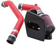 K&N 08-09 Mitsubishi Evo X Wrinkle Red Typhoon Short Ram Intake | 69-6546TWR