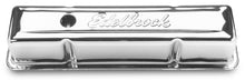 Load image into Gallery viewer, Edelbrock Valve Cover Signature Series Chevrolet 1959-1986 262-400 CI V8 Tall Chrome Valve Covers Edelbrock
