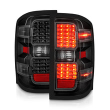 Load image into Gallery viewer, ANZO 15-19 Chevy Silverado 2500HD/3500HD (Factory Halogen Only) LED Tail Lights Black w/Clear Lens Tail Lights ANZO

