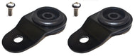Torque Solution Radiator Mount Combo with Inserts (Black) : Mitsubishi Evolution 7/8/9 Radiator Stays Torque Solution