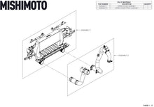 Load image into Gallery viewer, Mishimoto 21+ Bronco 2.3L High Mount INT Kit SL Core BK Pipes Intercooler Pipe Kits Mishimoto   
