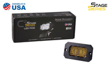 Load image into Gallery viewer, Diode Dynamics Stage Series 2 In LED Pod Sport - Yellow Fog Flush ABL Each Light Accessories and Wiring Diode Dynamics   
