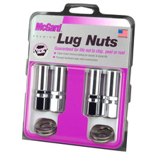 Load image into Gallery viewer, McGard Hex Lug Nut (Drag Racing X-Long Shank) 1/2-20 / 13/16 Hex / 2.475in. Length (4-Pack) - Chrome Lug Nuts McGard
