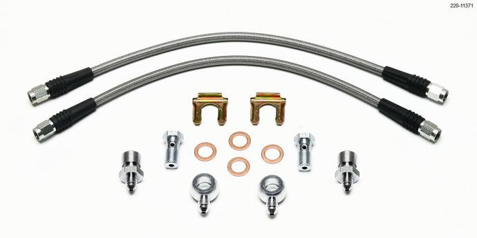 Wilwood Flexline Kit D52 Caliper 14in w/ Banjo 7/16-20 Brake Line Kits Wilwood