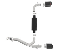 Load image into Gallery viewer, aFe Takeda 3in 304 SS Axle-Back Exhaust System w/ Carbon Fiber Tips 16-18 Ford Focus RS I4-2.3L (t) Axle Back aFe
