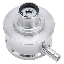 Load image into Gallery viewer, Edelbrock PCV for Valve Cover Aluminum Round Push In w/ 90-Degree Port Breather Look w/ Etched Logo PCV Valves Edelbrock

