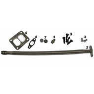 Fleece Performance 07.5-12 Dodge 6.7L Cummins S300-S400 Turbo Installation Kit Turbo Install Kits Fleece Performance