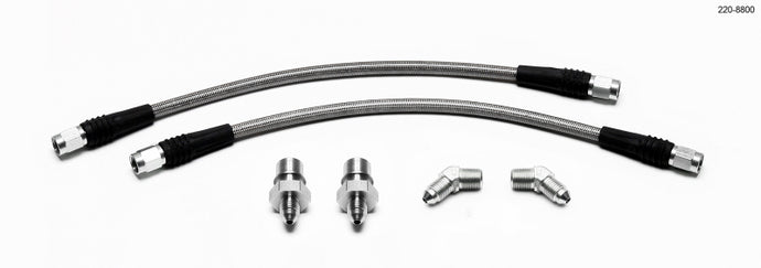 Wilwood Flexline Kit E36 BMW M3 w/DL Rear Caliper Brake Line Kits Wilwood