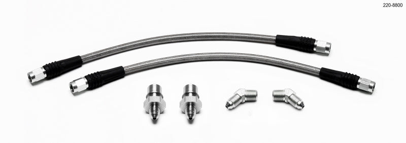 Wilwood Flexline Kit E36 BMW M3 w/DL Rear Caliper Brake Line Kits Wilwood