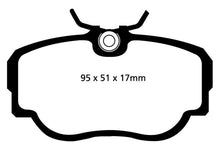 Load image into Gallery viewer, EBC 83-85 BMW 318 1.8 (E30) Yellowstuff Front Brake Pads Brake Pads - Performance EBC   
